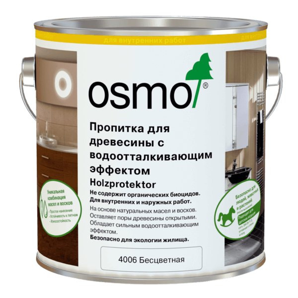 Пропитка для древесины с водоотталкивающим эффектом OSMO 4006 Holzprotektor